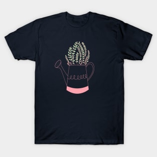 Green Plant In A Pink Pot T-Shirt